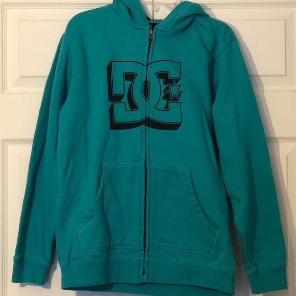 DC Other - Men’s DC Teal Zip Up Hoodies Size Large